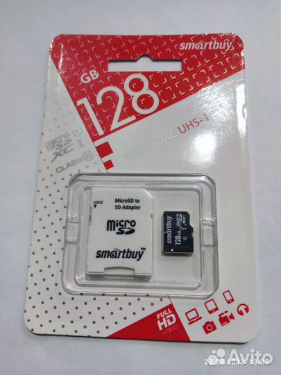 Карта памяти MicroSD 128gb