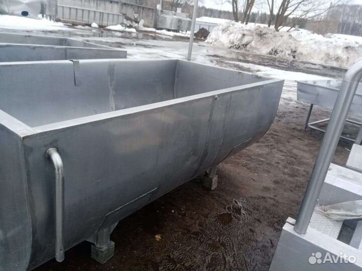 Ванна творожная нержавеющая втн-2,5