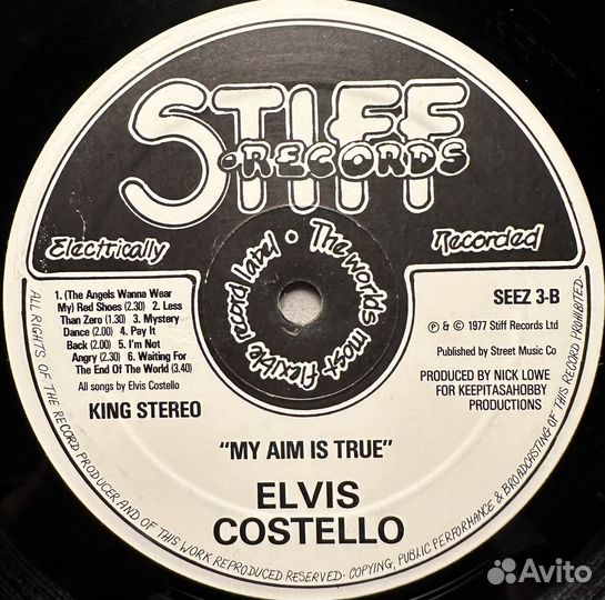 Elvis Costello – My Aim Is True (Англия 1977г.)