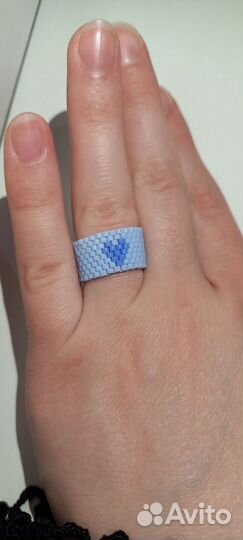 Кольцо из бисера