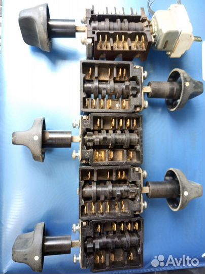 Переключатели плиты Deluxe, тэны духовка, лампочки