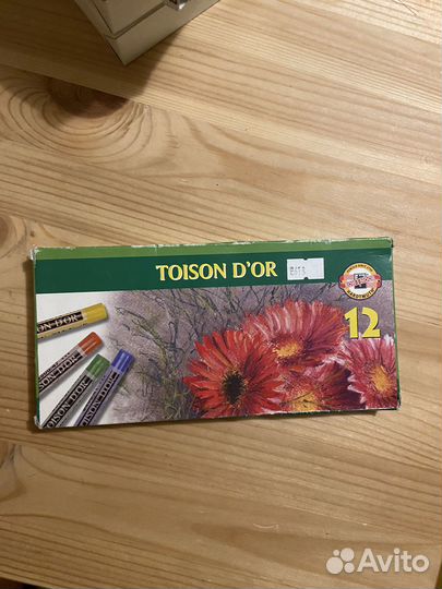 Набор мягкой художественной пастели 12 цв круглая