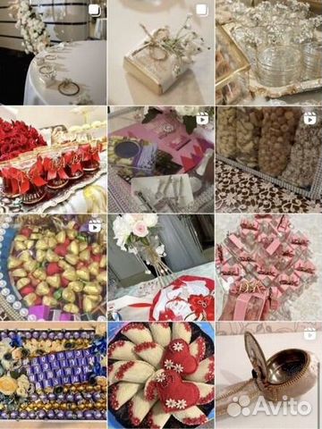 Хонча шекербура пахлава Свадебные аксессуары