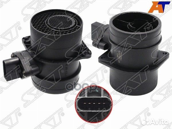 Датчик массового расхода воздуха VW golf 02-09