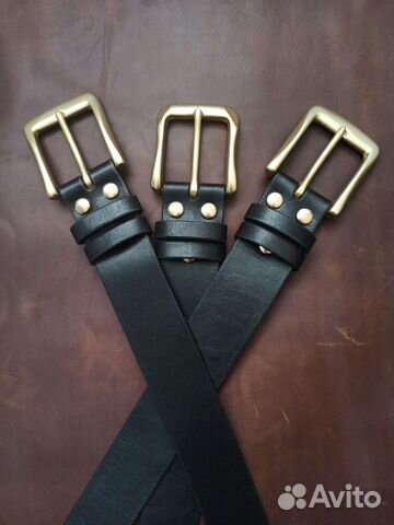 Мужской кожаный ремень