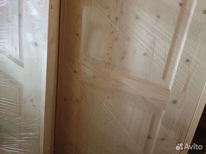 Двери из массива с коробкой усиленные