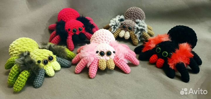 Милые Плюшевые Паучки с гибкими лапками