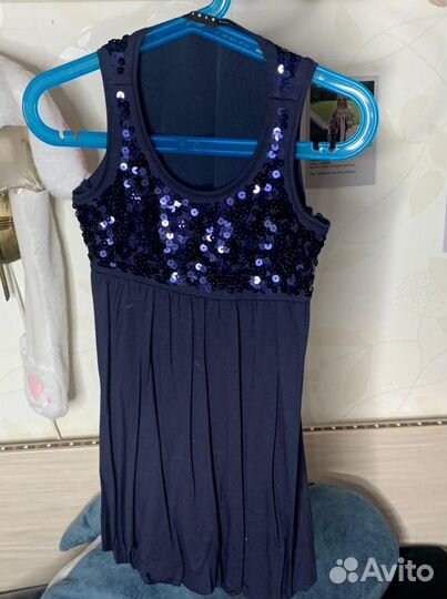 Sisley платье с паетками