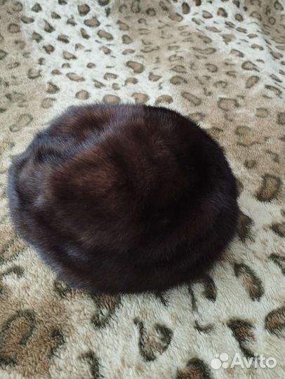Шапка натуральный мех норка женская