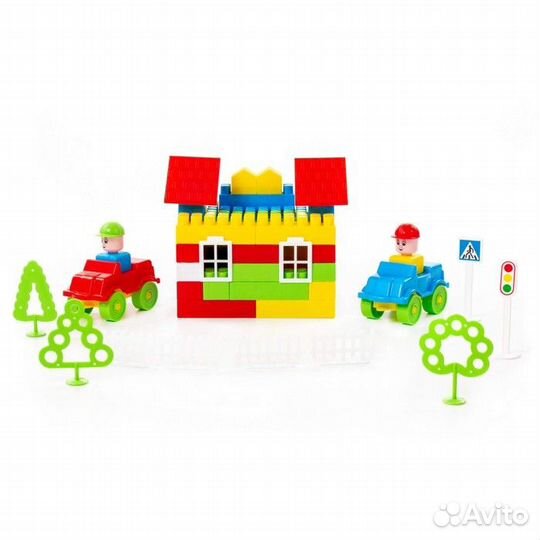 Конструктор 'Строитель', 181 деталь