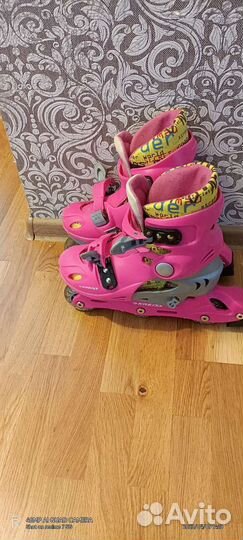 Роликовые коньки детские раздвижные