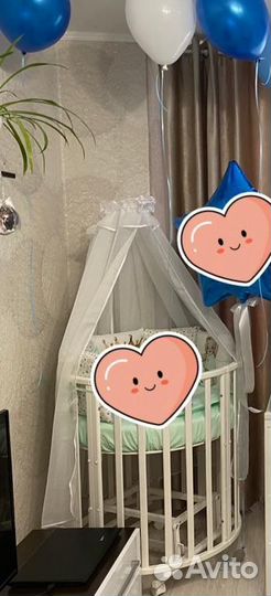 Балдахин в кроватку с держателем