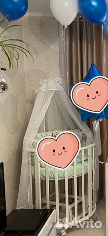 Балдахин в кроватку с держателем