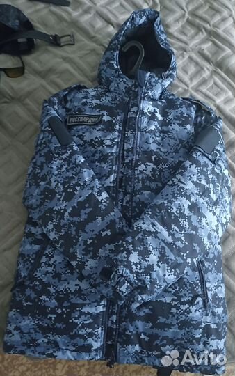 Костюм зимний синяя точка