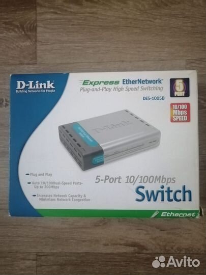 Коммутатор D-Link Des-1005D 5-port