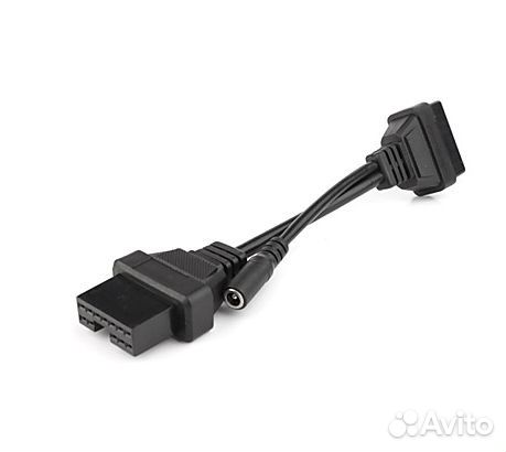 Переходник 16 pin OBDll-12 pin Mitsubishi, Hyundai