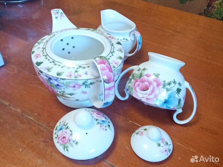 Чайный сервиз фарфор новый