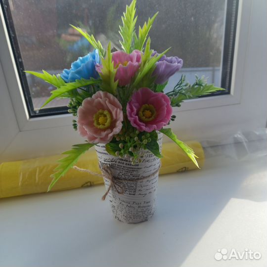 Мыло ручной работы букеты