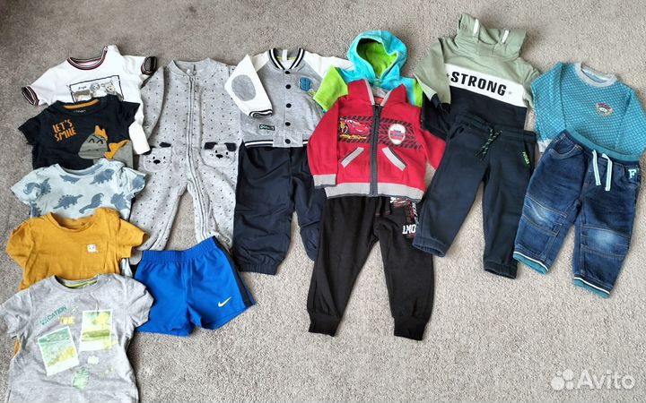 Детские вещи пакетом на мальчика 80,86,92