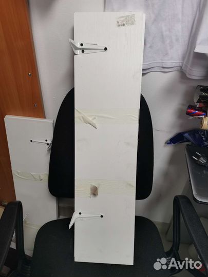 Полка мебельная белая