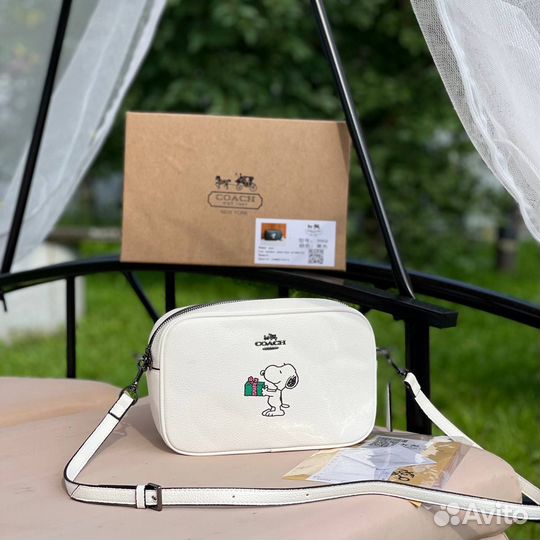 Сумка женская coach snoopy 4 расцветки