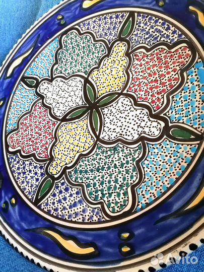Тарелка ручная роспись Тунис