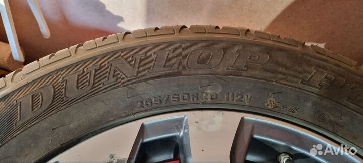 Оригинальный диск с резиной Danlop Toyota LC 200