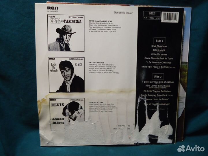 Виниловые пластинки Elvis Presley LP старый винил