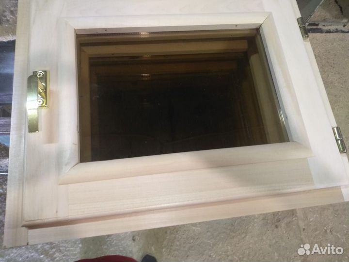 Окна деревянные стеклопакет для бани и сауны