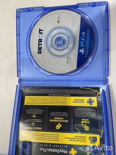 Detroit диска,игра на ps4