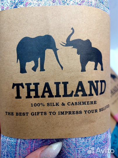 Палантин из кашемира пр-во Таиланд