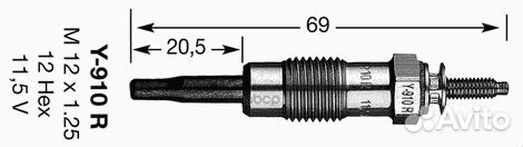 Свеча зажигания Y-910 R 4751 NGK