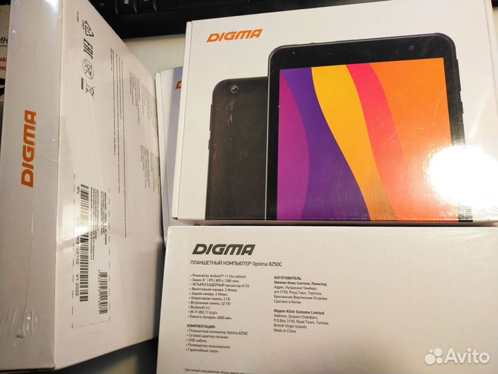 Планшет Новый WiFi Android запечатан гарантия