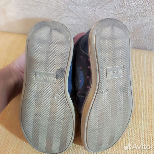 Ботинки весенние для девочки 29 размер Котофей