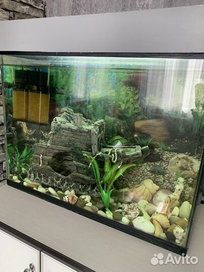 Аквариум с тумбой
