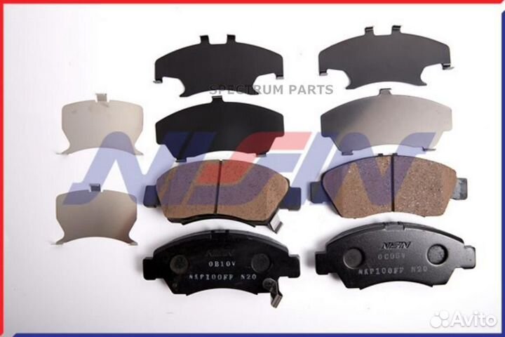 Nissin NPO102WSA Колодки nissin NPO-102W-SA (в ком