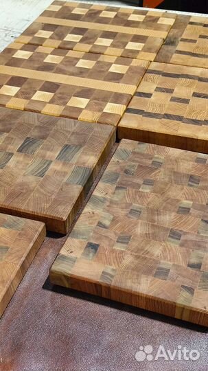 Доска разделочная торцевая