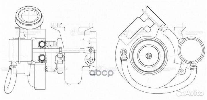 Турбокомпрессор LAT0708 luzar
