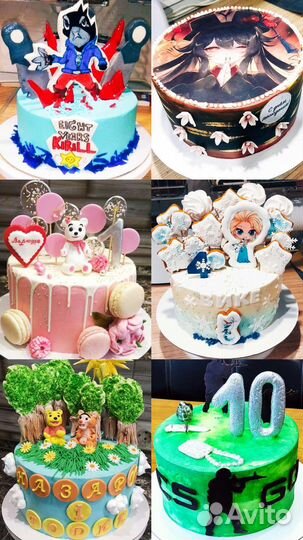 Торты, пирожные, капкейки на заказ