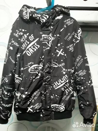 Button blue куртка для мальчика 146- 152