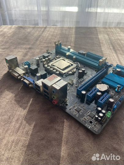 Материнская плата asus H61M-K с процессором