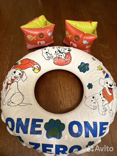 Надувные нарукавники для плавания плюс круг