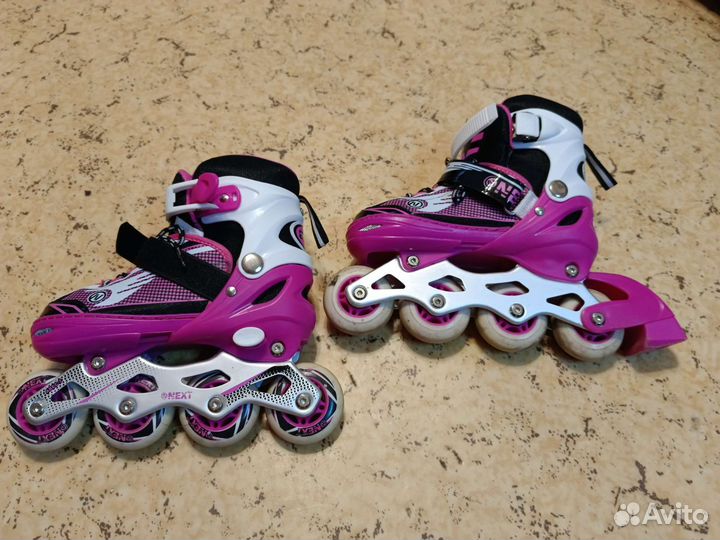 Роликовые коньки детские раздвижные и амуниция