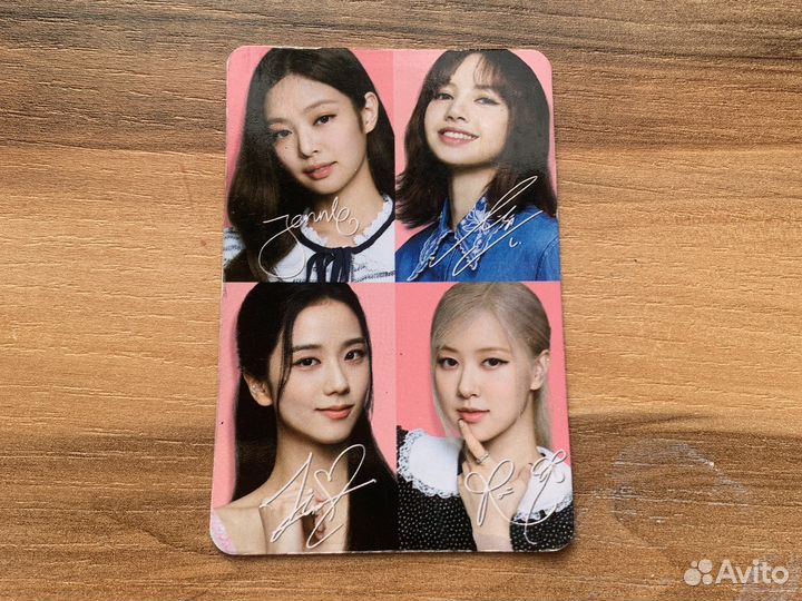 Карта blackpink официальнная