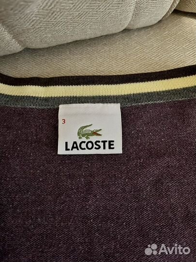 Джемпер Lacoste на пуговицах