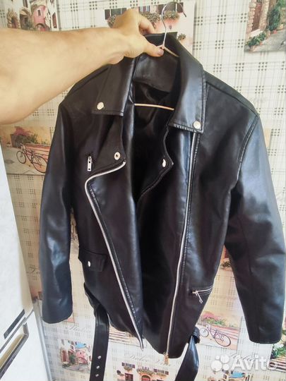 Куртка кожаная женская