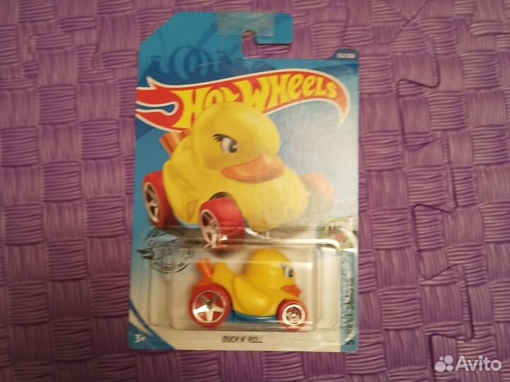 Машинка hotwheels duck N roll 2019