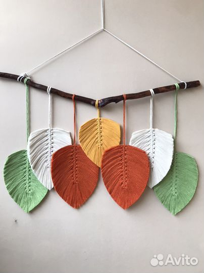 Настенное панно в технике макраме