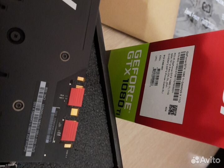 Видеокарта MSI 1080 ti Gaming X 11Gb