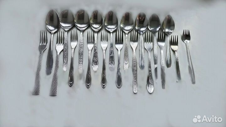 Ложки вилки нержавейка СССР новые